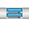 Leidingmerker-Compressorlucht-d<70mm - blauw rol 33m-505st zonder drager